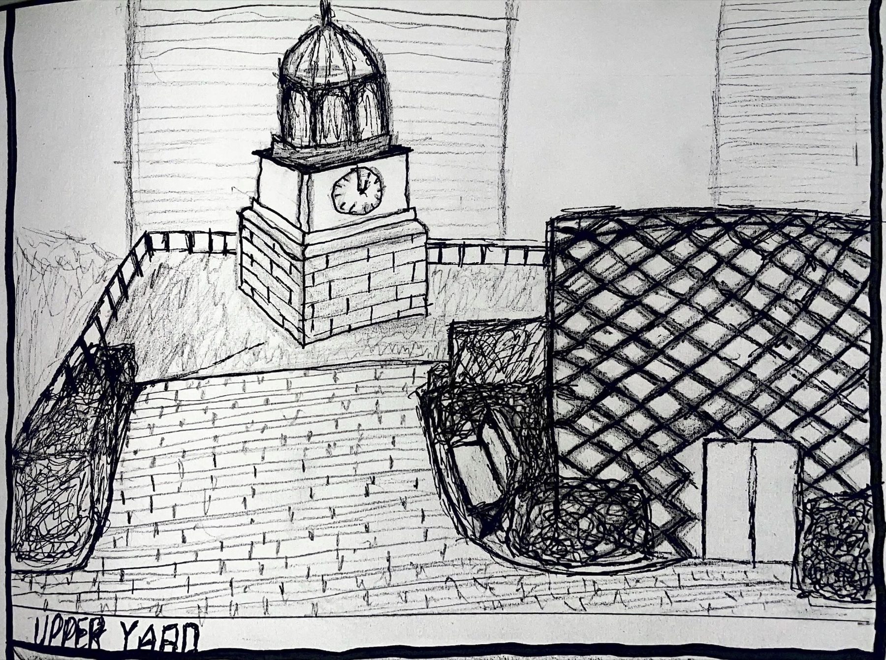 Upper yard hand sketch