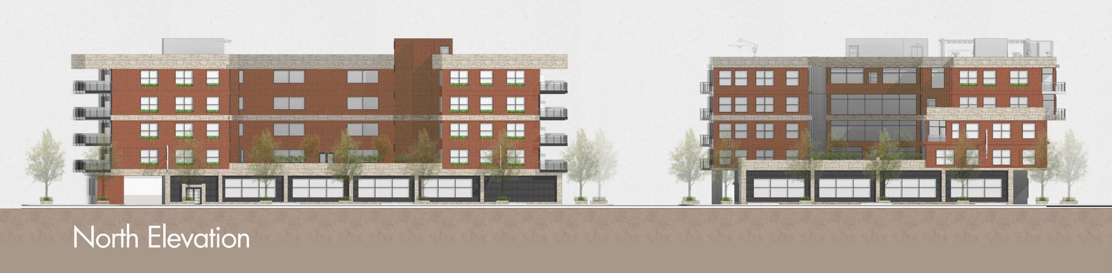Condos north elevation